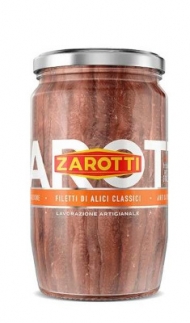 ZAROTTI VASO VETRO GR. 720 FILETTI DI ALICI